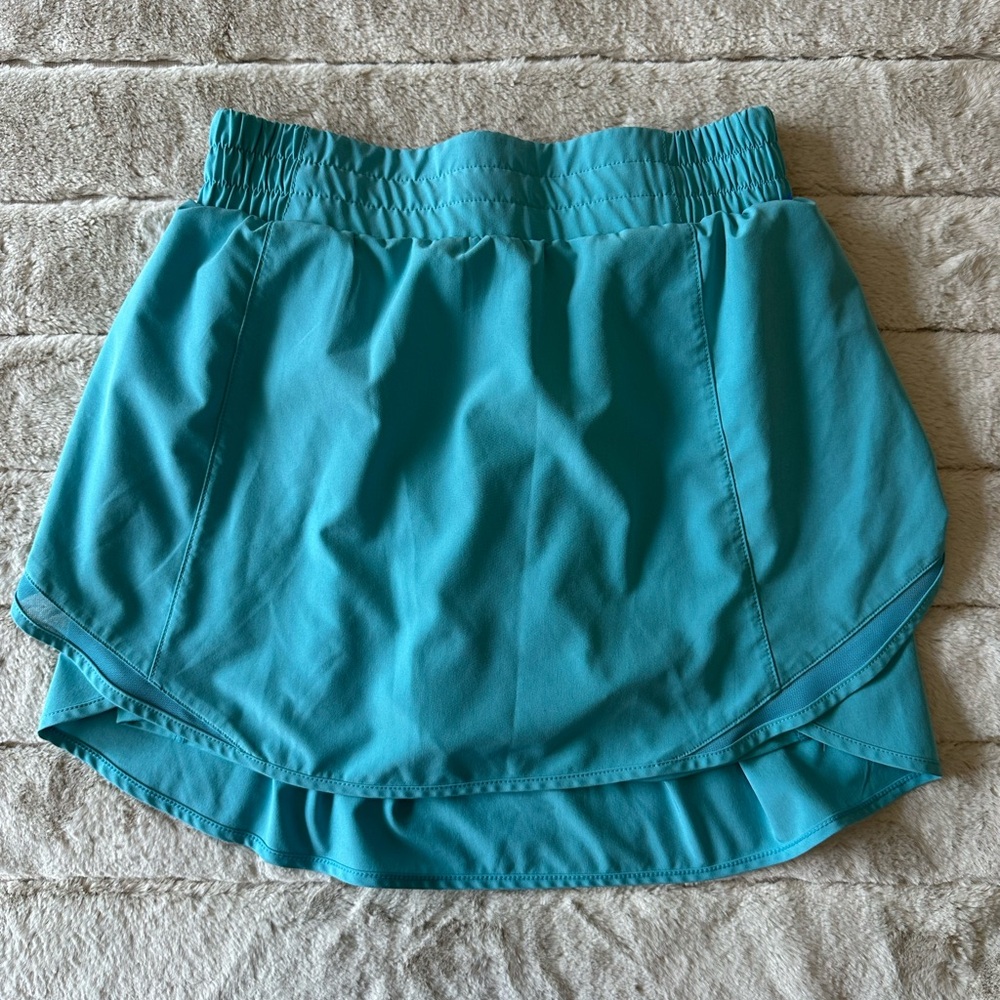 Teal Aqua Athletic Golf Skirt With attached Short, small